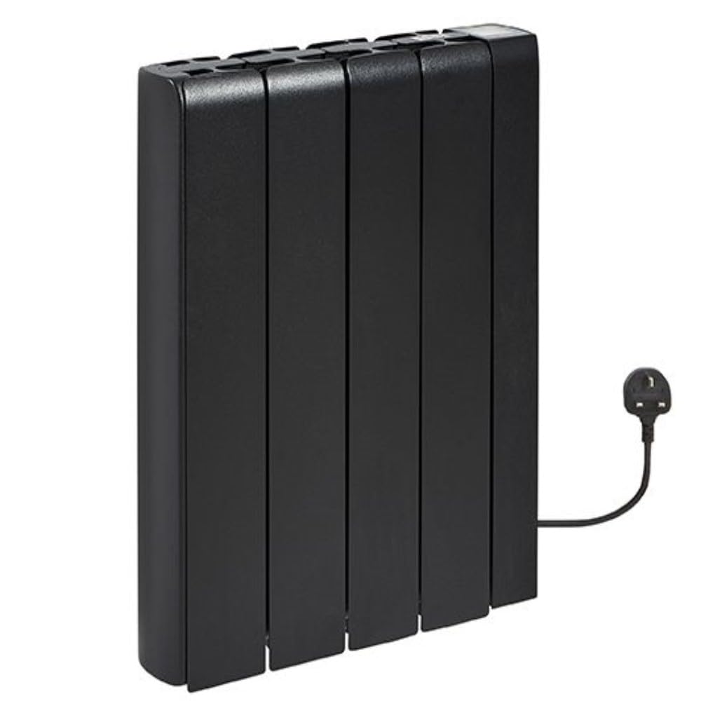 Milano Graphite Tuc 1000W Uk Plug Ceramic Core Wifi Smart Electric Heater - 570Mm X 444Mm