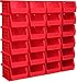 Akro-Mils 30210 Plastic Storage Stacking Hanging Akro Bin, 5-Inch by 4-Inch by 3-Inch, Red, Case of 24