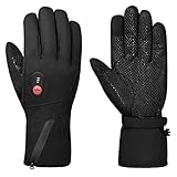 TKFDC Heated Gloves for Men Women 7.4V 2200mAh Rechargeable Battery Winter Gloves Gloves for Motorcy
