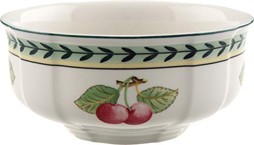 Villeroy & Boch French Garden Fleurence Dessertschälchen, Premium Porzellan, Weiß/Bunt, 12 cm