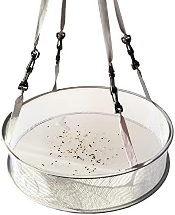 Seed/Shell Catcher for Bird Feeders Platform 19 x 19 x 4 inches Birdseed Hoop Outdoor Garden Hanging Tray