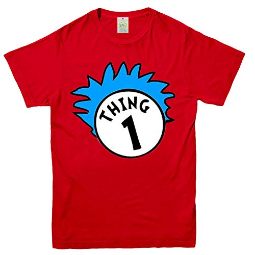 RAV3 Dr Seuss Cat in The Hat Tshirts Thing 1Thing 2 Tshirt Crimbo Adults & Kids New