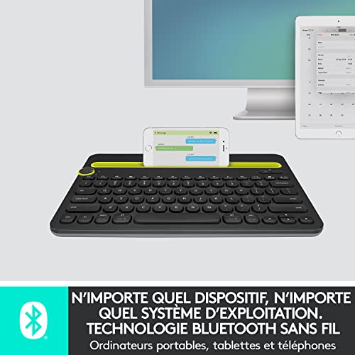 Logitech Device K480 Clavier sans fil Bluetooth Français - vue 6