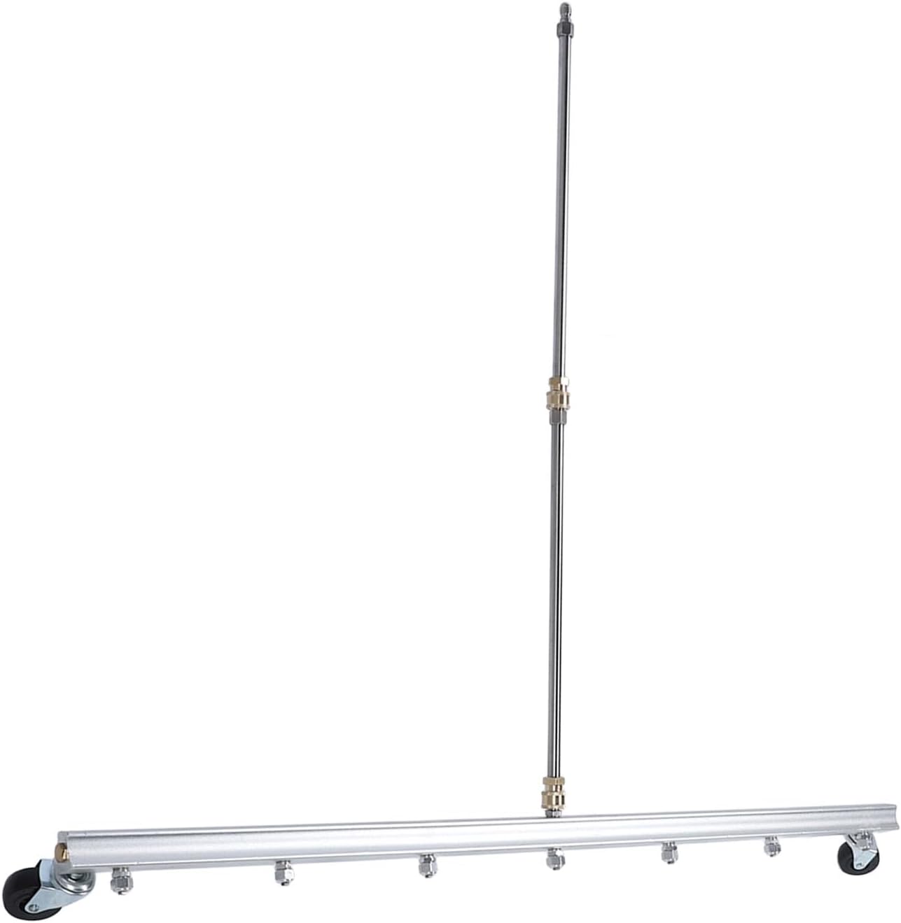 Pressure Washer Cleaner, Effective 1/4inch Quick Connector 39.37inch Extended Pressure Cleaner Stainless Steel for Household Business (for Floor)