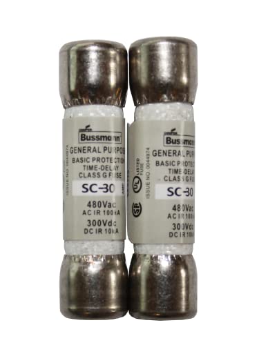 Sc-30 30 Amp Class G Time Delay Fuse (2 Pack) Qsu #TOP2