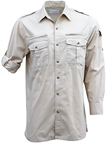 Foxfire Men's Long Sleeve Travel, Outdoor Hiking, or Safari Shirt for Travel, Action & Adventure, Regular & Tall, Cotton3