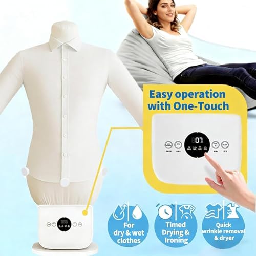 Portable Inflatable Shirt Iron Machine, Quick 8-Minute Wrinkle Remover, Compact Garment Steamer for Travel, Wrinkle-Free Clothing Solution Type B