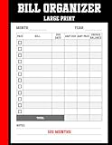 Bill Payment Tracker Monthly Organizer: 18-Point Large Print | Financial Checklist to Never Miss a Due Date – Stress-Free Money Management Made Simple for Seniors & Retirees | 8.5" x 11" | 120 Months.