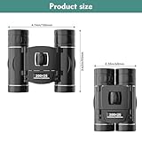 UYGTHI 200x25 Compact Binoculars for Adults, High Power Mini Binoculars for Bird Watching, Travel, Hunting, Concerts, Theater, Sightseeing, Sports - Image 6