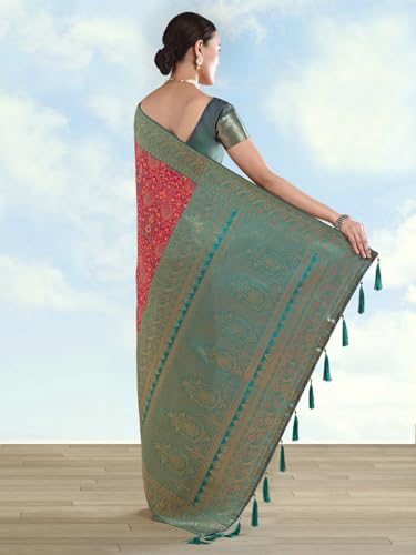 Monjolika Fashion kanjivaram silk saree in soft silk – image 5