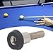 Billiard Bottom Plug, Rubber and Aluminum Alloy Billiard Bottom Plug Weighted Tail End Extended Length for Mosconi Sticks