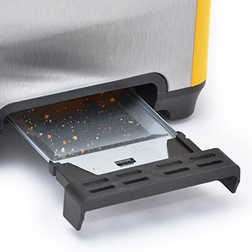 Disney-Mickey-and-Pluto-2-Slice-Toaster-Yellow-DSC-23