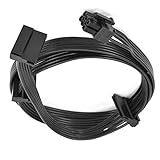 suyitai PCI-E 6 (Pin) 1 to 3 SATA 15Pin Power Supply Cable Replacement for Corsair CX850M CX750M CX600M CX650M (27.55INCH)