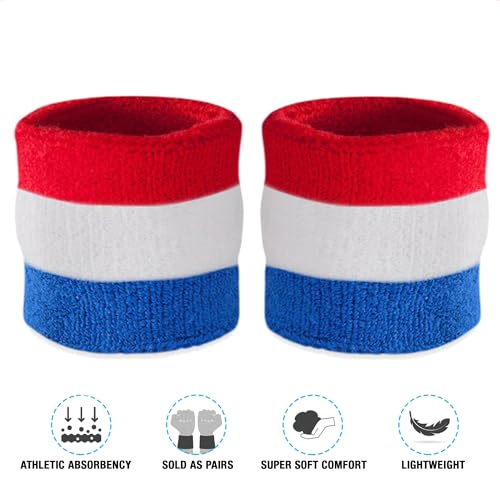 Suddora Sweatbands for Kids, Moisture Wicking 2 Wristbands and 1 Headband Set, Soft and Skin-Friendly Fabric, Moisture-Wicking Athletic Sweat Bands for Basketball, Baseball, Soccer - Thumbnail 5