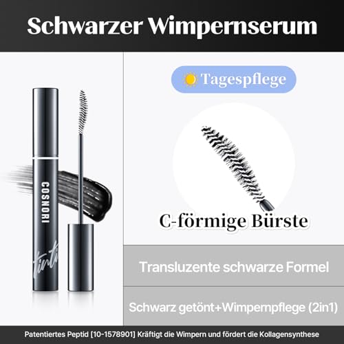 Cosnori Eyelash Tinting Serum 01 Deep Black thumb #3