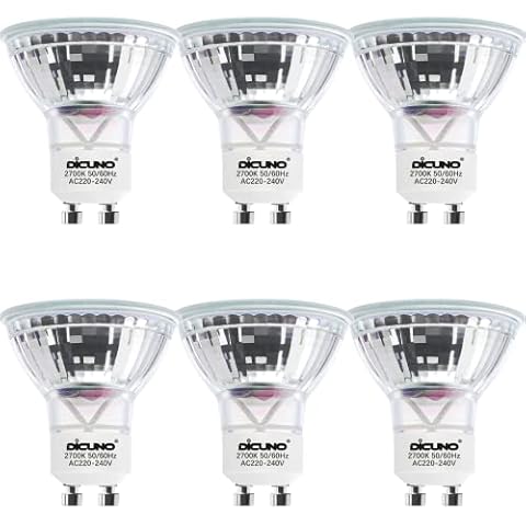 DiCUNO Bombilla LED GU10, 5W, 450LM, Blanco Cálido 2700K Cover