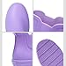Rain Boots for Women Waterproof Womens Ankle Rubber Boots Fashion Wide Width Rubber Chelsea Booties Women Short Water Shoes Non Slip Outdoor Casual Slip On Work Garden Shoes for (Purple, 8.5)