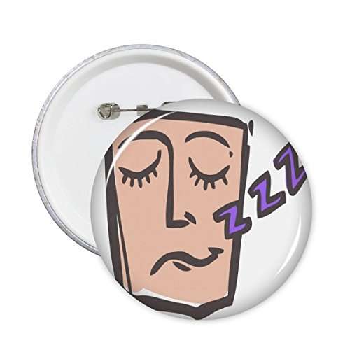 Pins badge visage abstrait pour customiser vos vestes et sacs ternes