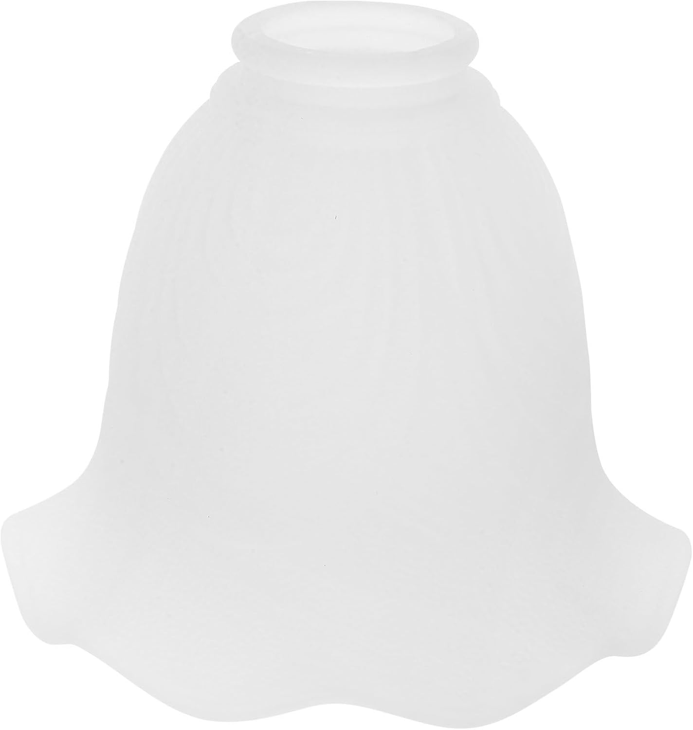 Generic Kapok Lanternshade 6.41In Glass Pendant Light Shade Decorative Hanging Lamp Shade for Diy Replacement and Wall Sconce Frosted Tulip Shape for Cozy Home Lighting