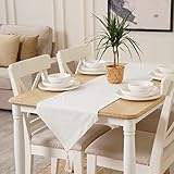 TOSHE Table Runner 14x36 inch Decorative Kitchen Runner Wedding Indoor and Outdoor Table Runner Mode