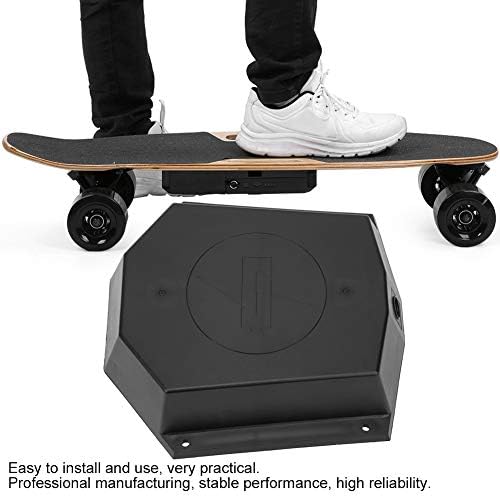 Miniatura 4 de VGEBY Longboard Caja de plástico con batería de cuatro ruedas para monopatín eléctrico separado, caja de baterías de plástico con puerto de carga