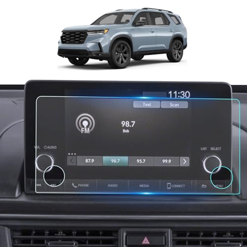 For 2025 Honda Pilot Screen Protector -2023 2024 2025 Pilot Accessories (LX/Sport) 9H Tempered Glass 7 Inch Navigation Touchscreen Anti-Scratch Reduce Fingerprints High Sensitivity HD Clear No Bubbles