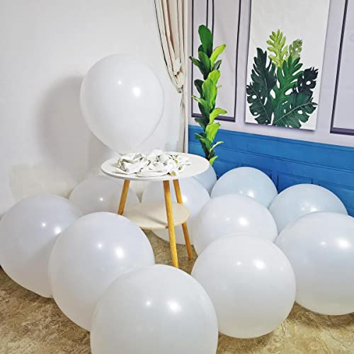 Image of 90 Pack White Balloons 18 inch White Latex Party Balloon Bulk for Various Party Events Decorations