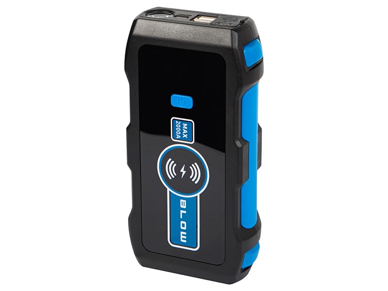 BLOM JUMP STARTER ROZRUCH BOOSTER 2000A POWERBANK MOCNY LATARKA ZESTAW 12000mAh