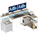 CONSTRUCTION SOLIDE ET MONTAGE FACILE : Conçu avec un cadre métallique renforcé en croix et un panneau de particules E1, ce bureau avec rangement supporte jusqu'à 60 kg. Les pièces numérotées et les instructions détaillées facilitent le montage, tandis que la surface résistante aux rayures et les pieds ajustables assurent une grande stabilité et un aspect toujours impeccable.