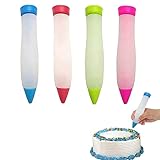 【Estuche protector】 El bolígrafo para decorar pasteles viene con un estuche protector, que puede cerrar después de usarlo para evitar que la mermelada del interior se contamine y se seque al aire.