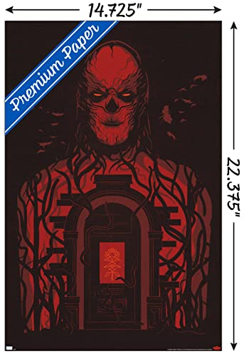 Poster Stranger Things Vecna Saison 4 idée cadeau fan Netflix