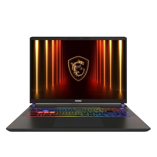 Image of MSI Vector 16 inch Gaming Laptop 2026, Intel Core Ultra 7 255HX (>i9-14900HX), NVIDIA GeForce RTX 5070 Ti, 64GB DDR5 6TB SSD, RGB Backlit KB, WiFi 7, Windows 11 Pro