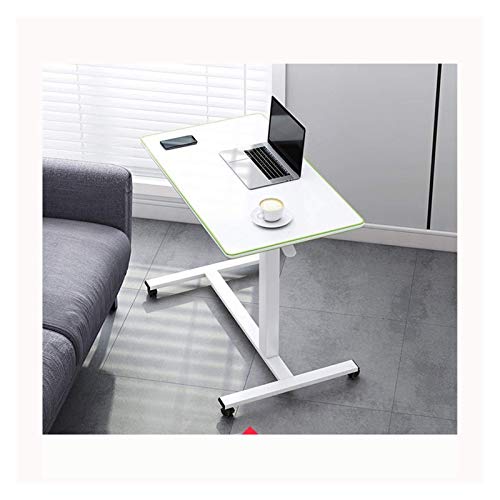 Preisvergleich Produktbild Maschinenteile Verstellbarer Tisch Laptop-Tisch über dem Nachttisch Beistelltisch Medizinisches tragbares Notebook Laptop-Schreibtisch TV-Tablett Tisch zum Essen Frühstück 78 * 43 cm * (75-110) CM