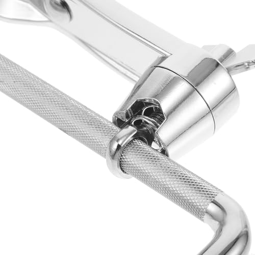 Herraje de montaje para rack de batería con soporte para campana y barra extendida curva miniatura 3