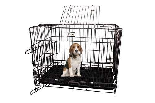 Paw care Dog Cage – Black Powder Coated, Double Door Folding Metal Cage/Crate/Kennel with Removable Tray and Paw Protector for Dogs, Cats and Rabbits Indoor Outdoor Portable Pet Cage, (30 Inch) (B0D3LTLQSP) Amazon Price History, Amazon Price Tracker