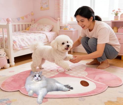Tapete decorativo de peluche 80x120 cm Roffatide miniatura 3