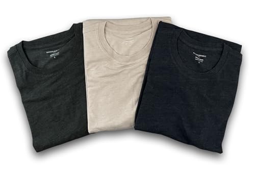 Banana Republic 3-Pack Premium Wash Mens Short Sleeve Crew Tee Shirts Large T-Shirt
