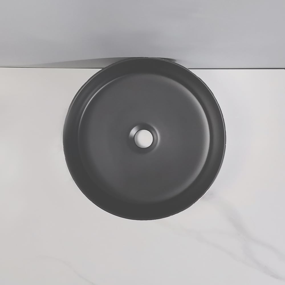 Umywalka Łazienkowa Ceramiczna Umywalka Artystyczna W Kolorze Czarnym, Brązowym, Szczotkowana Umywalka Łazienkowa Nablatowa Ceramiczna Umywalka Nablatowa Artystyczna