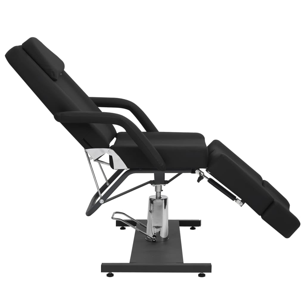 Generisch Kosmetikstuhl Kunstleder Schwarz 180x62x78 cm,Gesundheit & Schönheit,Körperpflege,Massage & Entspannung,Massagestühle,47.95KG,110268