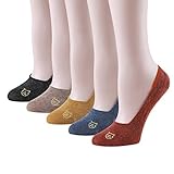 KEAZA Women Candy Cotton Socks No Show Liner Boot Sock 5-pack (WY07C1)