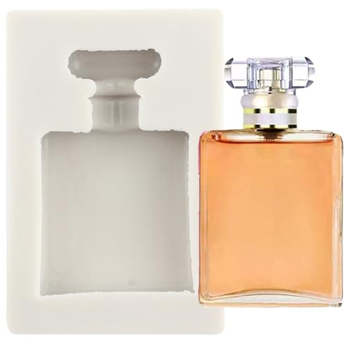 YANQINMS Perfume Bottle Silicone Fondant Molds For Sugar Cake Decorating Cupcake Topper Chocolate Gum Paste Candy Polymer Clay
