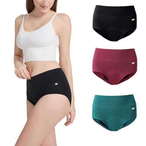 Incontinence Underwear for Women, Leakproof High Waisted Underwear for Bladder Leakage, Soft...