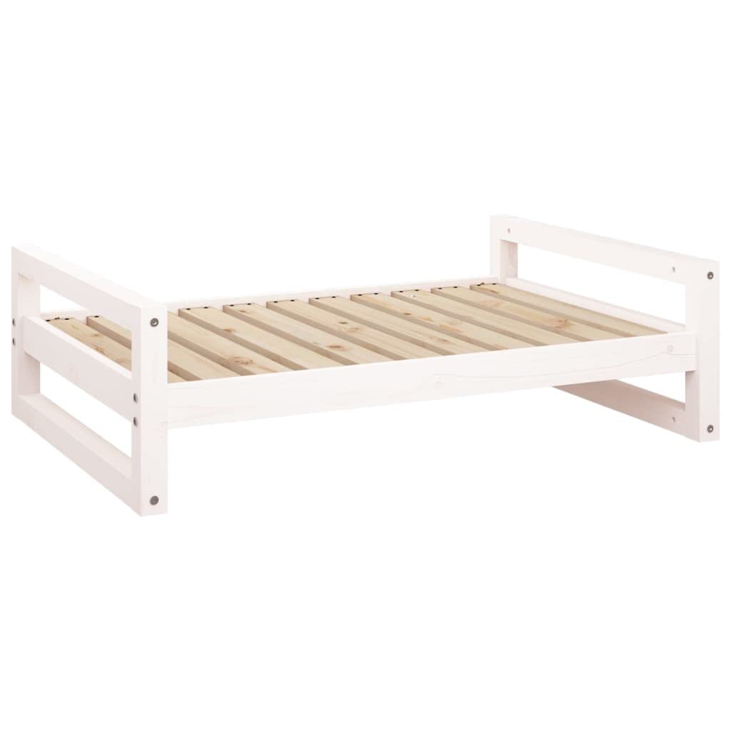 vidaXL Cama para Perros Madera Maciza de Pino Blanco Lavable Mascotas Sofá