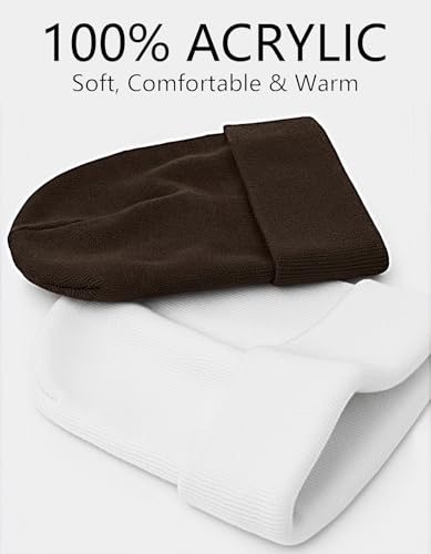 Image of Bigfoot Beanie for Men - Sasquatch Hat Winter Knit Cuffed Beanie for Women - Bigfoot Gifts for Christmas & New Year