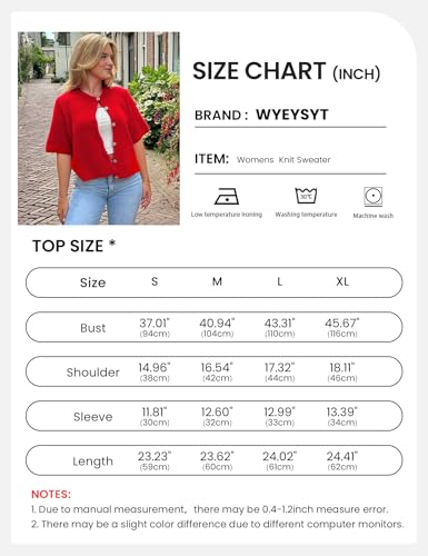 Image of Wyeysyt Womens Cropped Knitted Cardigan Y2K Short Sleeve Button Down Sweater Cardigan Shirt Casual Solid Color Ribbed Outwear