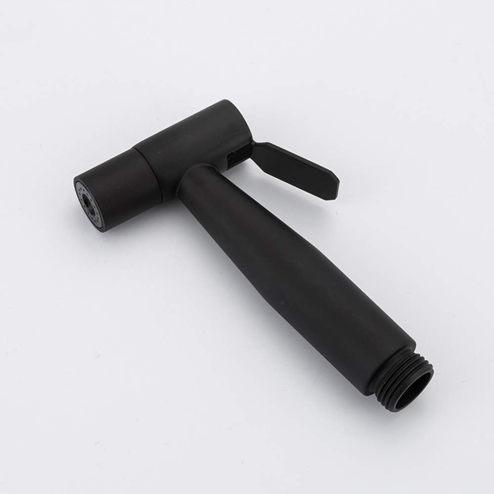 Set di doccetta Bidet Nero Opaco, doccetta a Mano Shattaf per Installazione a Parete a Incasso, Rubinetto monocomando in Acciaio Inox 304