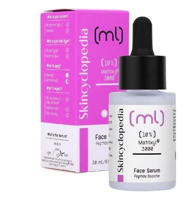 Skincyclopedia 10% Hyaluronic Acid Face Serum with Vitamin C, B5 + Retinol (ml - Peptide Face Serum)