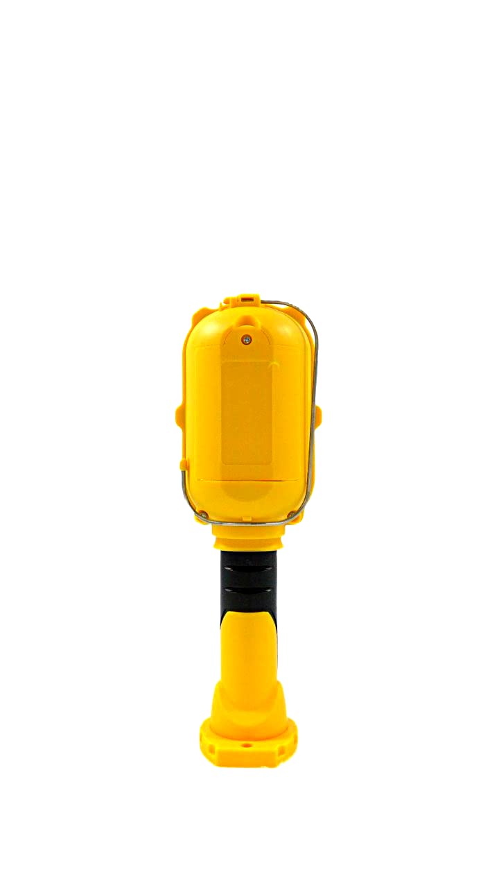 2 x bezprzewodowa lampa robocza LED z magnetyczną podstawą, lampa robocza bez użycia rąk, uchwyt obrotowy, kompaktowa i lekka, do użytku wewnątrz i na zewnątrz
