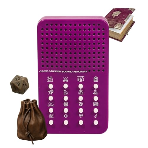 Game Master Noisemaker with 16 Sounds, Fantasy Sound Machine - RPG Effects for Tabletop...