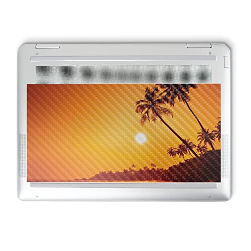 Image of MightySkins Carbon Fiber Skin Compatible with HP Spectre x360 14 inch (2022) Full Wrap Kit - Sunset Dreams | Protective, Durable Textured Carbon Fiber Finish | Easy to Apply | Made in The USA